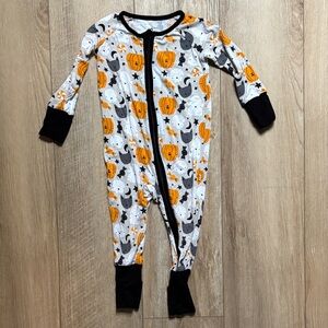 Little Sleepies Pumpkin and Ghost Footie